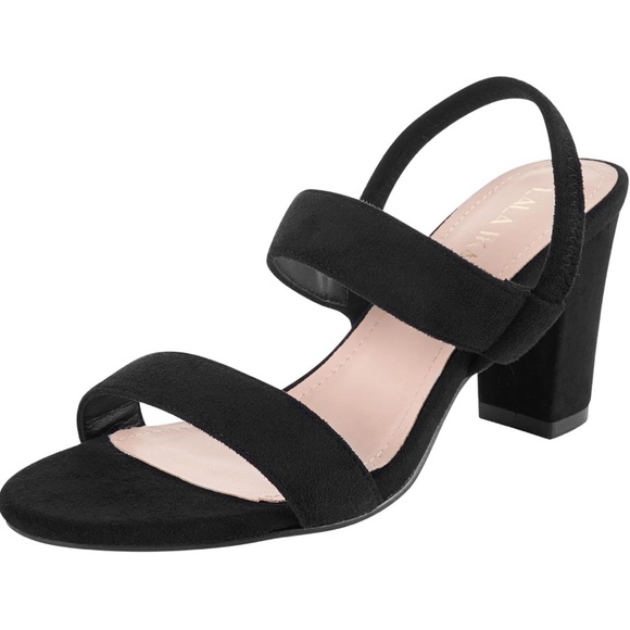 LaLa Ikai Shoes - NWB LALAIKAI . CHUNKY HIGH HEEL SANDALS